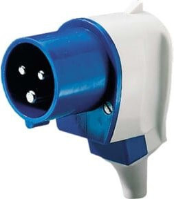 Mennekes CEE-Winkelstecker 16A 3p 6h 230V IP44 Blau 1411 - Bild 1