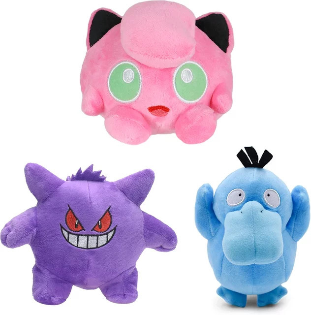 DUODUOBAO Pokémon Gengar Glänzender Psyduck Jigglypuff Plüschtier, Puppen - Bild 1