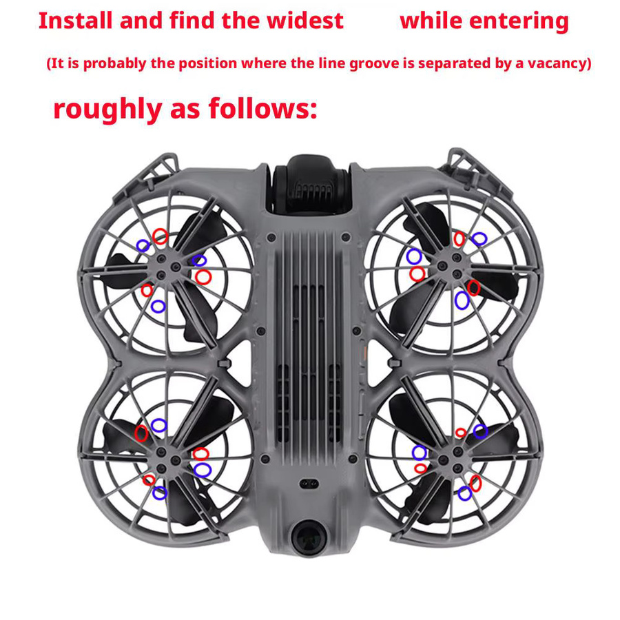 DJI Neo 2 Fahrwerk Verlängerung mit Schutzbeinen für erweitertes Stativ und tragbare Lagerung - Bild 2
