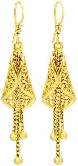 YIRAN Jewelry Tropfenohrring, 18 Karat Gold, Granat, Damen - Bild 1