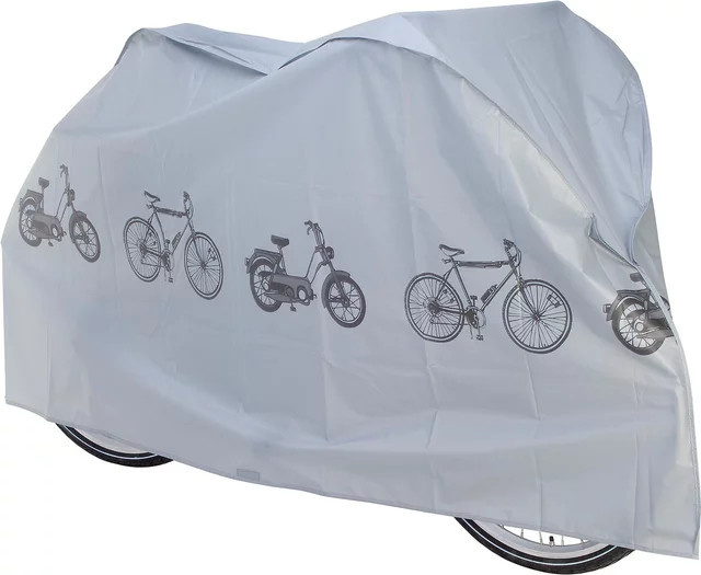 Prophete Fahrrad-Faltgarage für Zweiräder, grau/silber, B: 100 cm, T: 200 cm - Bild 1