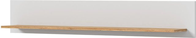 Inn.Furn Wandboard Darell in Grau und Eiche, Breite: 150 cm, Tiefe: 25 cm, Höhe: 22 cm - Bild 1