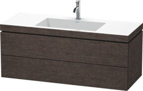 Duravit Waschtischunterschrank L-Cube c-bonded, wandhängend, 2 Schubladen, B/T: 120 x 48 cm - Bild 1