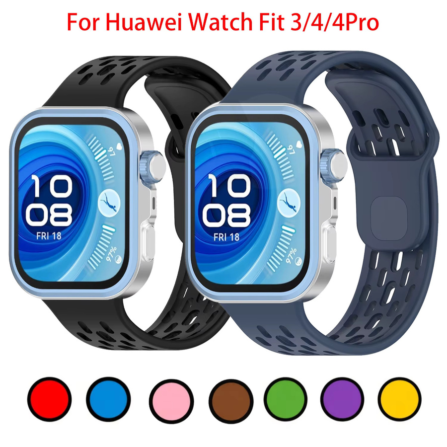 RWBANDS Uhrenarmband Silikon, Huawei Watch Fit 4 / Fit4 Pro - Bild 2