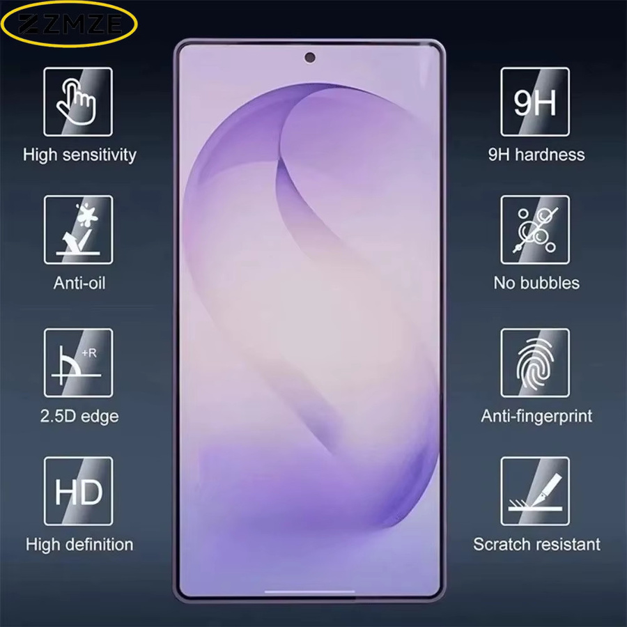 2 Stück HKSN Displayschutz aus gehärtetem Glas für Samsung Galaxy S26 S25 S24 Ultra S23 S22 S21 S20, transparent und kratzfest - Bild 4