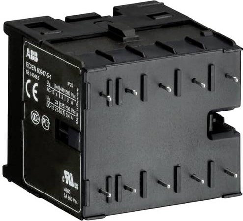 ABB K6-22Z-P-01 Kleinschütz mit 2 Schließern und 2 Öffnern in Schwarz - Bild 1