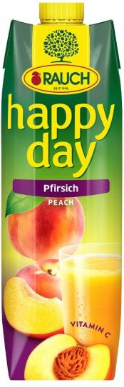 Rauch Happy Day Saft Pfirsich, Nektar, 1 l - Bild 1