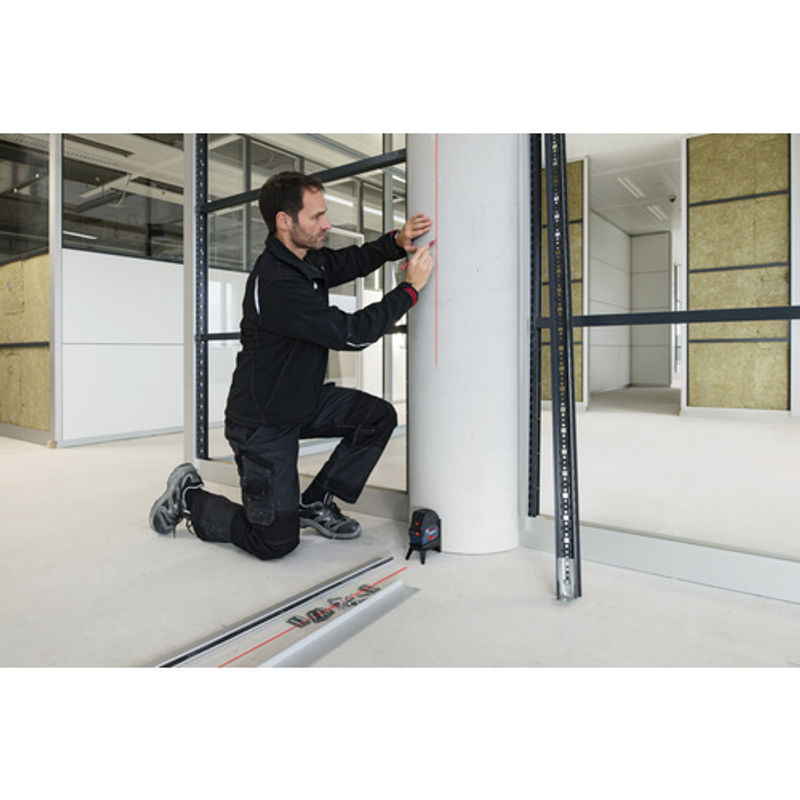 Bosch Professional GCL 2-15 selbstnivellierender Punkt- und Linienlaser in Schwarz/Blau - Bild 4