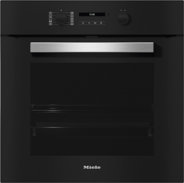 Bosch Einbaubackofen H 2468 BP ACTIVE in Obsidianschwarz mit Pyrolyse, WiFi und Teleskopauszügen - Bild 1