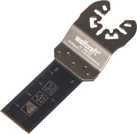 Wolfcraft PRO Tauchsägeblätter aus Bimetall für Holz und Metall, silberfarben - Bild 1