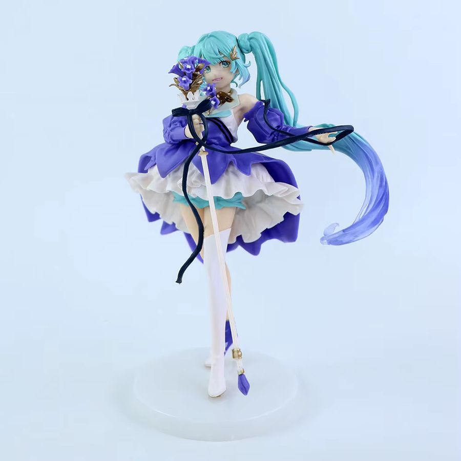 Taito Vocaloid Hatsune Miku 2024 Geburtstagsblumen-Version Anime Figur, Multicolor, Höhe: 21 cm - Bild 2
