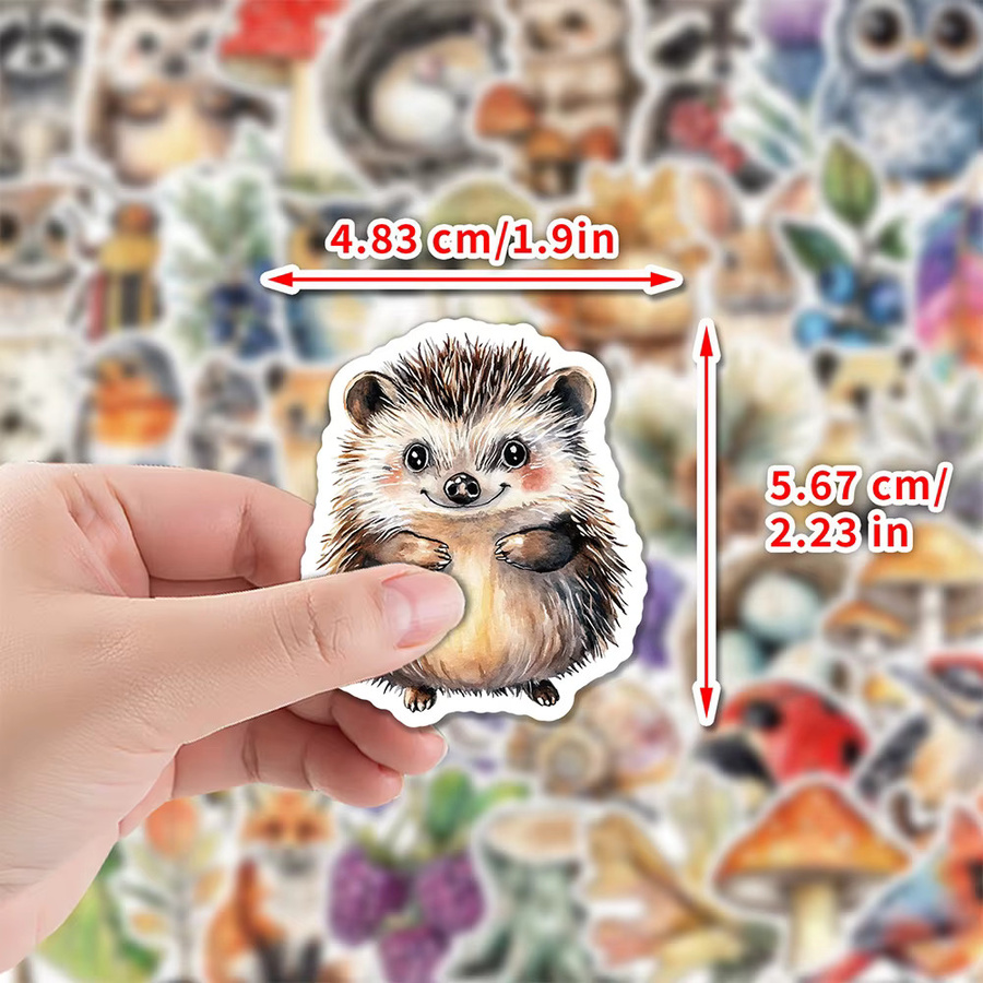 Charile Niedliche Tier Cartoon Aufkleber Wasserdichte Graffiti Sticker Multicolour für DIY Schreibwaren und Spielzeug - Bild 2