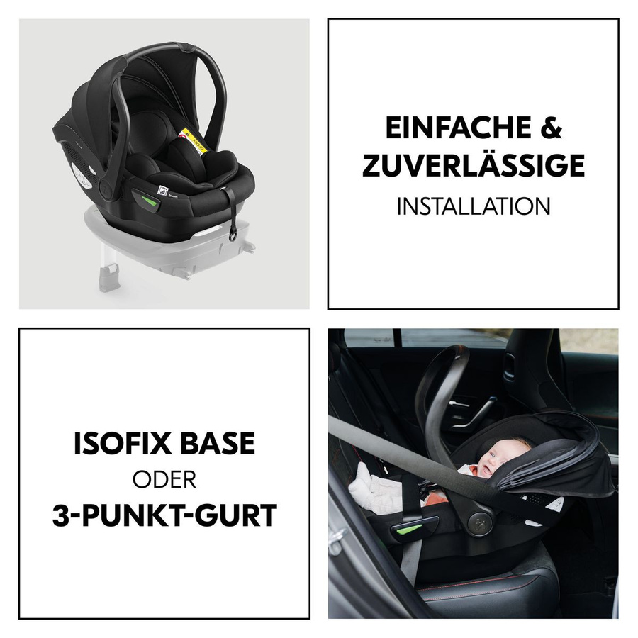Hauck Buggy Move N Care 2in1 Travel Set mit Kindersitz und Adaptern, Dunkelgrau - Bild 5