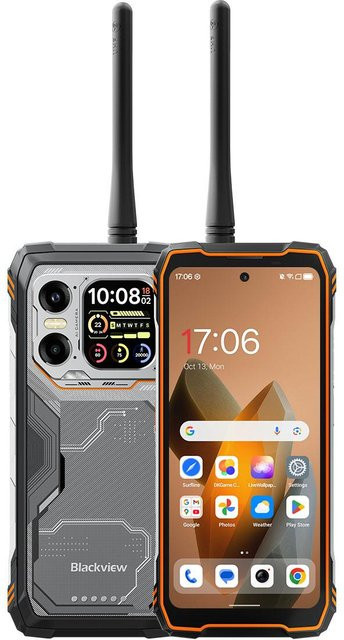 Blackview XPLORE 1 5G Smartphone mit 256 GB Speicher, 20000 mAh Akku und 6,78 Zoll Display in Orange - Bild 1