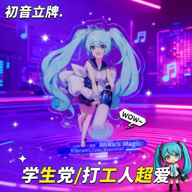 Hot Toys Hatsune Miku Acryl-Ständer, Figur, Bunt / Mehrfarbig - Bild 1