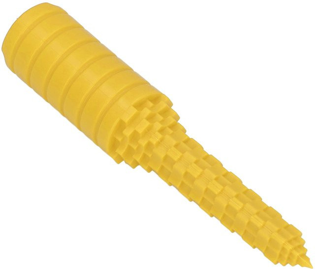 Igeteck Hot-Dog-Brötchen-Bohrer aus ABS mit Antihaft-Beschichtung in Gelb - Bild 1