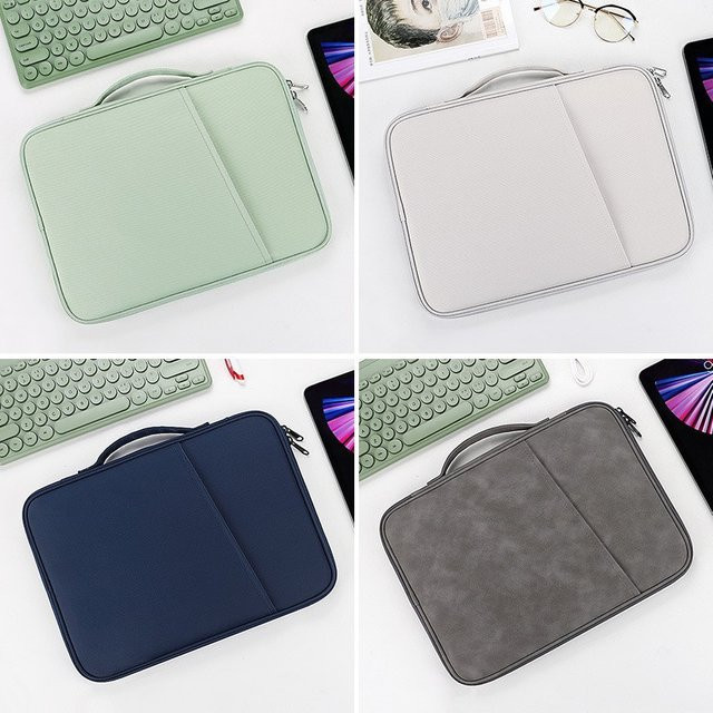 Wasserdichte und stoßfeste Laptoptasche für 13 Zoll Tablets und Tastaturen in Weiß von Apple - Bild 1