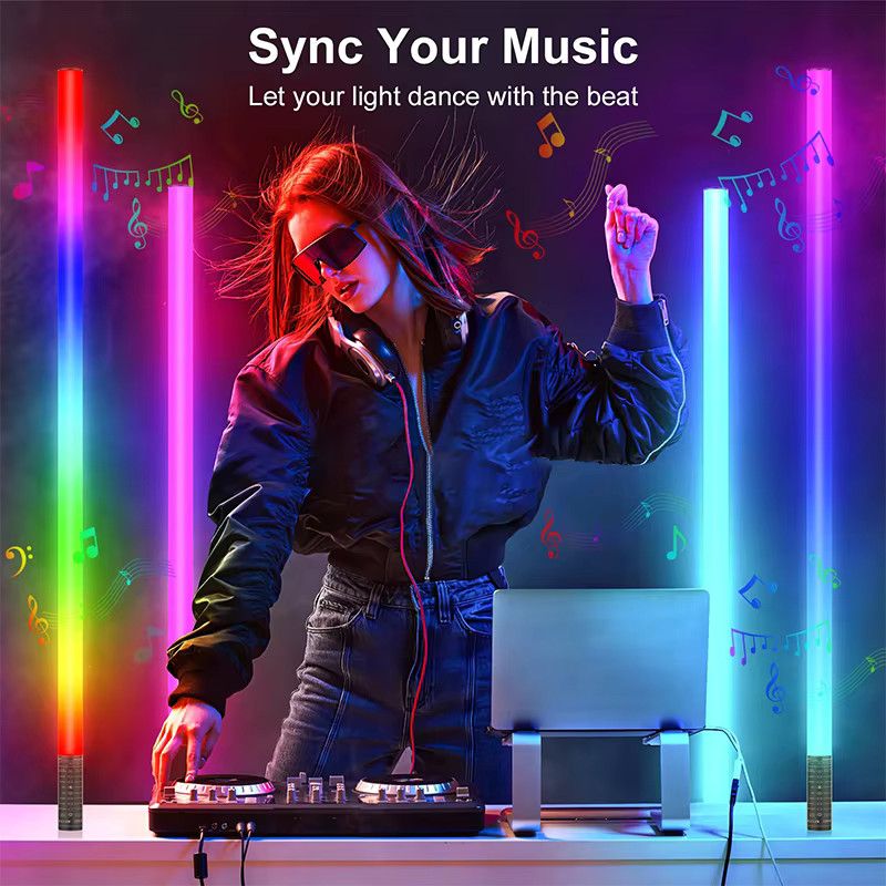 IKSLED RGB Eck-Stehlampe mit App-Steuerung, dimmbar und musikgesteuert für Party und Dekoration - Bild 5