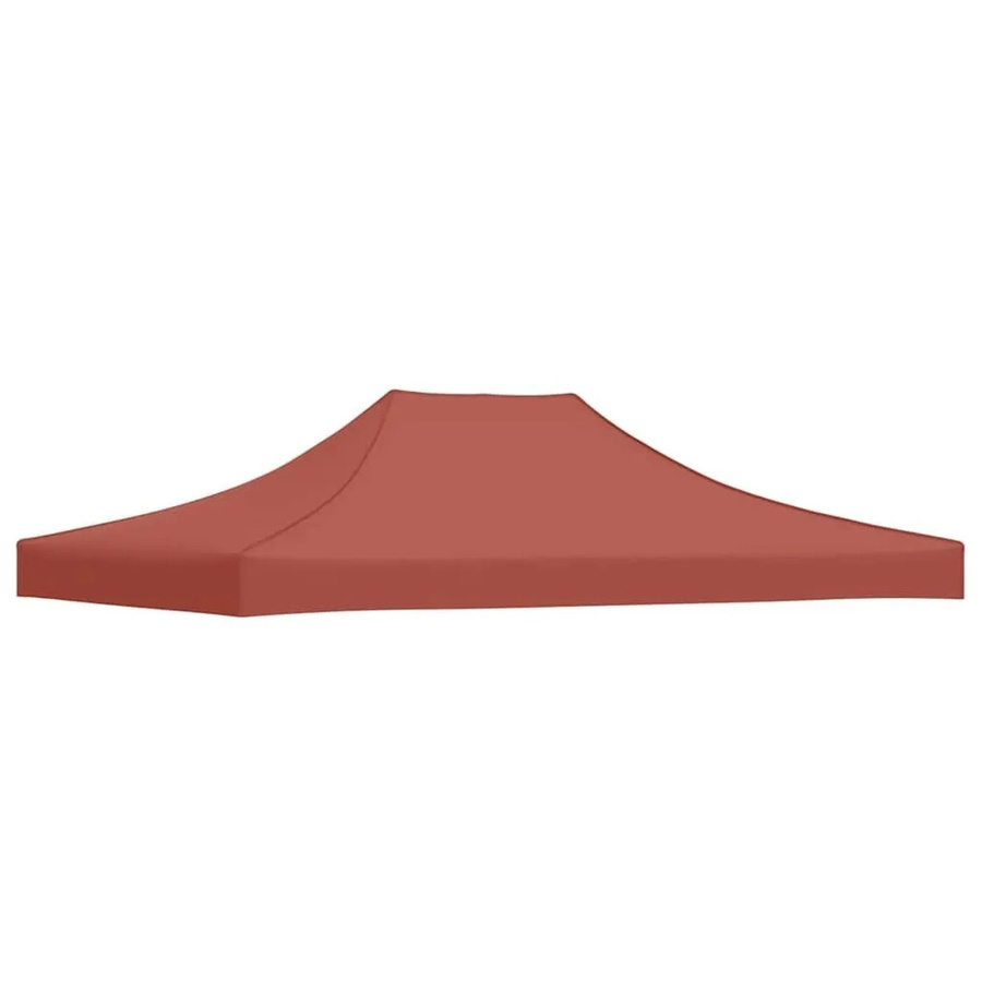 vidaXL Partyzelt-Dach für Faltpavillon und Pop-Up-Faltzelte, Terrakotta-Rot, B/T: 4 x 3 m, Polyester mit PVC-Beschichtung - Bild 2