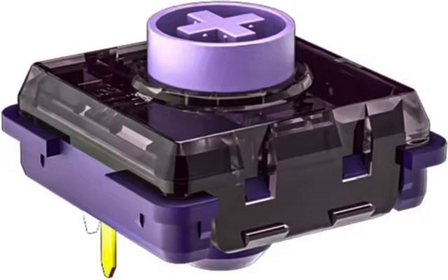 Kailh Purple Iris Silent Mini 1353 Low-Profile-Schalter, linear, 3-polig, für HITBOX MX mechanische Tastaturen, Farbe: Purple - Bild 1