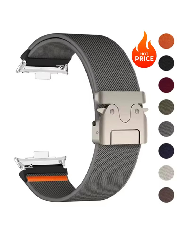 FancyWrist Uhrenarmband Textil/NATO, Schwarz, Unisex - Bild 5