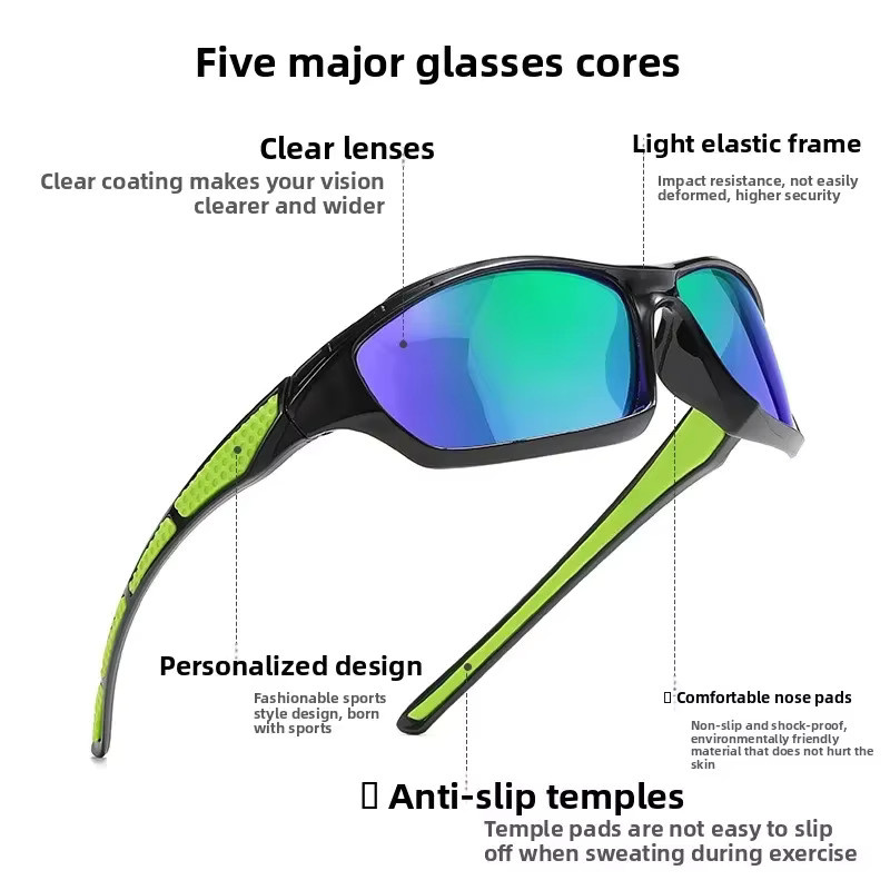 SNQP Sonnenbrille, Vollrand, Wrap, Kunststoff, Damen - Bild 3