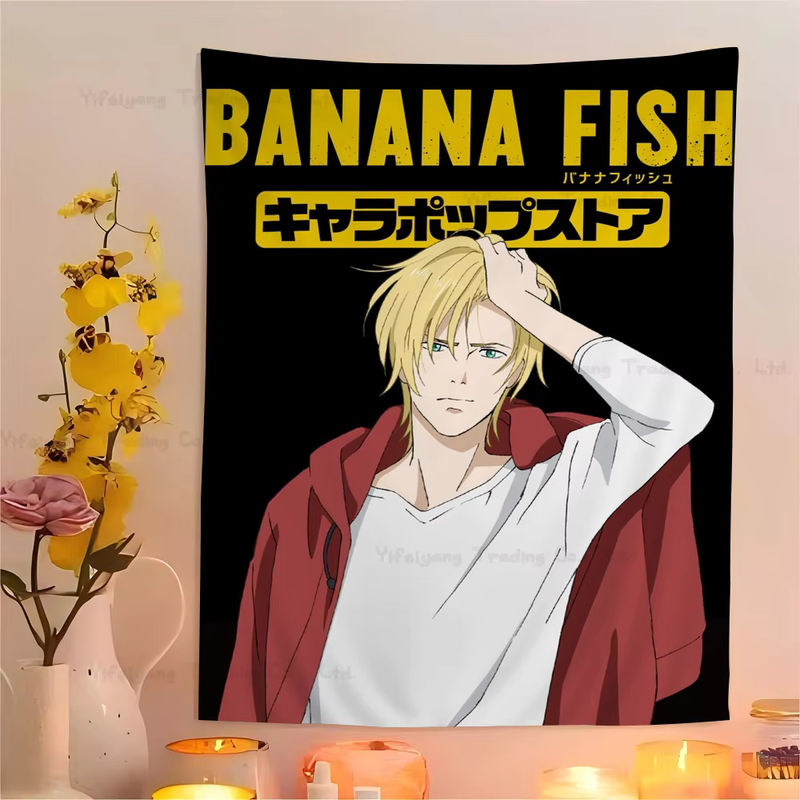 Banana Fish Anime Wandteppich Multicolor Wandbehang zur Dekoration - Bild 6