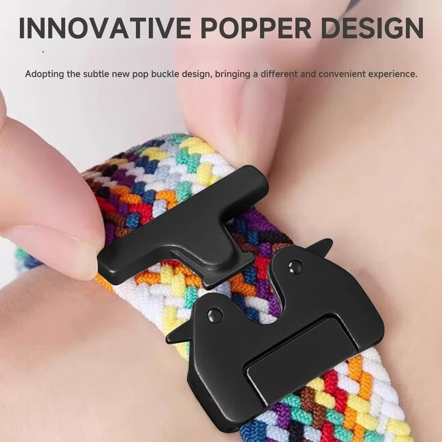 FancyWrist geflochtenes Loop-Band für Huami Amazfit T-Rex 2, T-Rex und Trex 2/3 Pro Sportarmband in Multicolour - Bild 3
