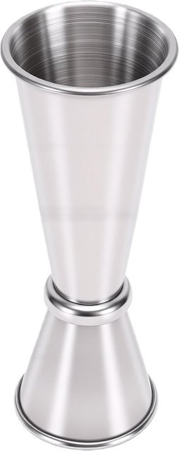 TOMTOP JMS Doppelter Jigger aus 304 Edelstahl in Silber als doppelseitiger Messbecher für Cocktailgetränke - Bild 1