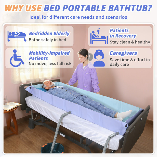 Ehucon Faltbare Badewanne, Unisex - Bild 1