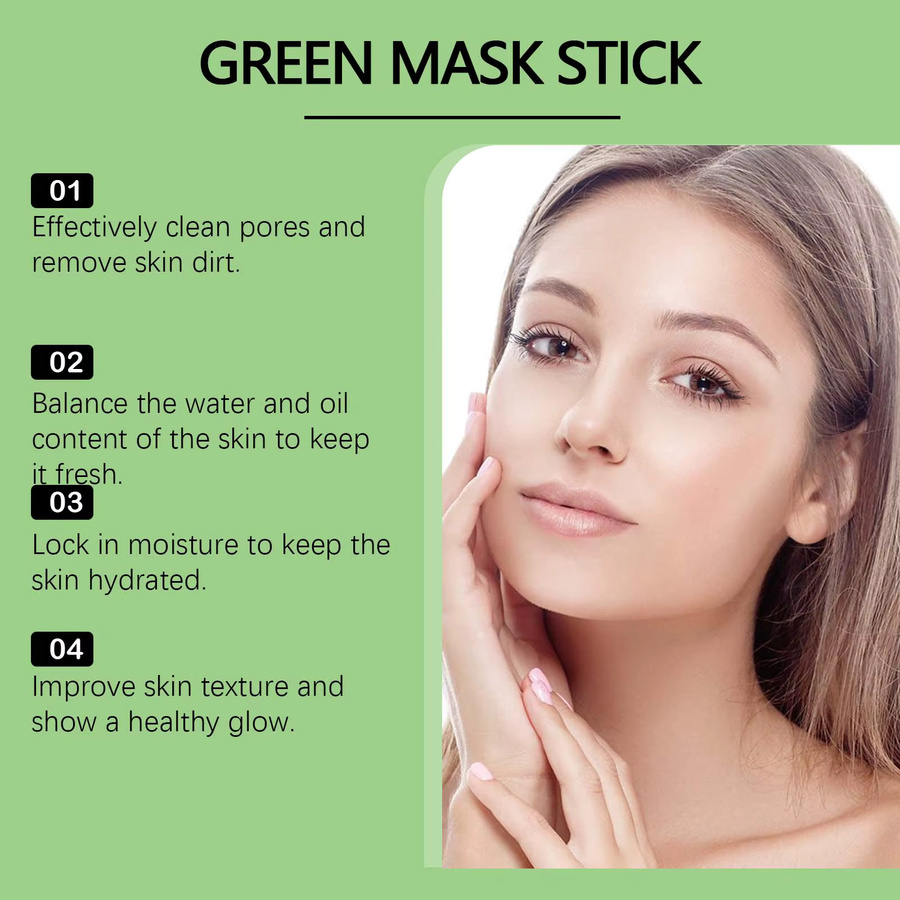 eelhoe Grüntee-Maskenstick mit Grüntee-Extrakt, Unisex - Bild 2