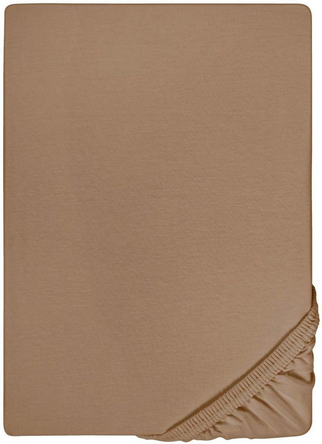 Biberna Spannbettlaken Marc aus Baumwolle Jersey mit Gummizug für Matratzen bis 22 cm Höhe - Bild 1