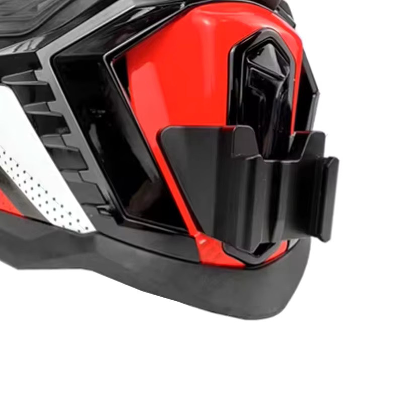 LS2 MX701 Angepasste Helm-Kinnhalterung in Schwarz für GoPro 13 12 11, DJI Action 6 5Pro und Insta360 Ace Pro2 X5 X4 X3 Action-Kameras - Bild 3