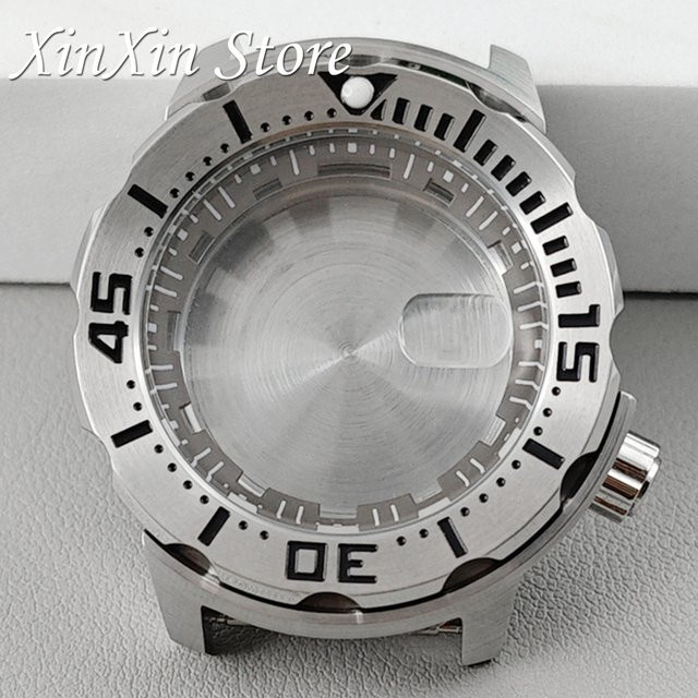 XINGHAN Uhrengehäuse Edelstahl, Silber, 43 mm - Bild 1