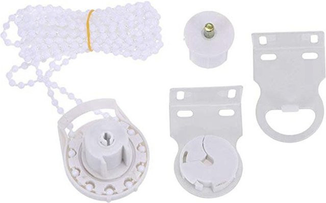 Rollo Beschläge mit Perlenkette Kit in Weiß für DIY Vorhang Zubehör und Anfänger - Bild 1