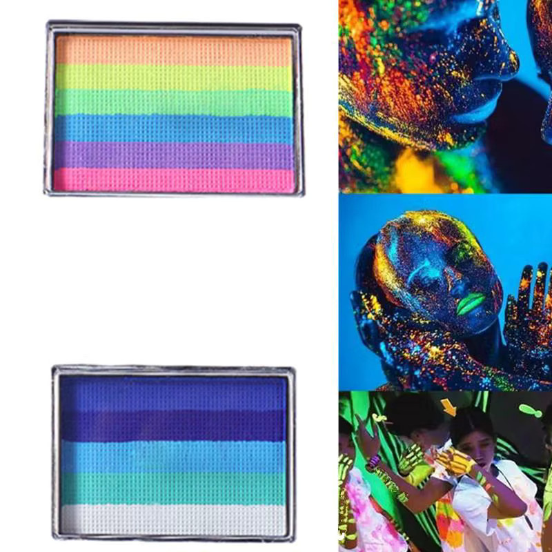 BSIMONE UV-Leuchtfarbe für Gesicht und Körper, regenbogenfarben, Unisex - Bild 4