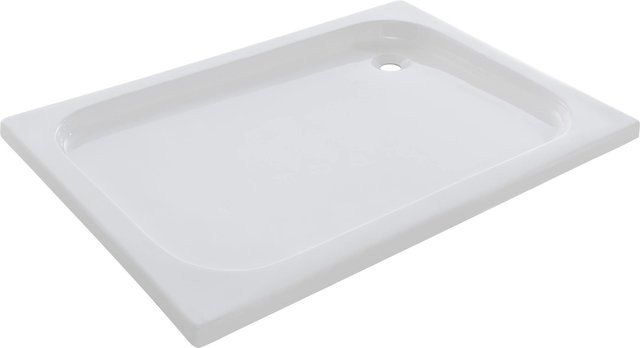 baliv Duschwanne Extraflach DW-120.40E Rechteck Weiß B/T: 120 x 80 cm - Bild 1