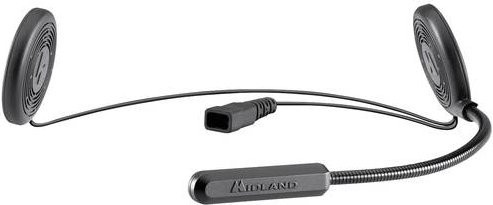 Midland Lokui K10 C1624 Bluetooth Headset mit Mikrofon in Schwarz passend für alle Helmtypen - Bild 1
