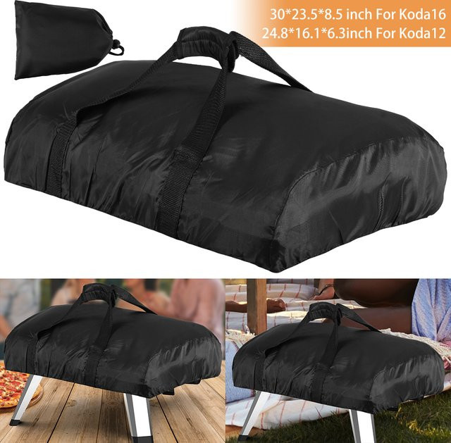 Wasserdichte Pizzaofen Abdeckung aus Oxford-Gewebe von Willstar in Schwarz, Breite: 110 cm, Tiefe: 40,64 cm - Bild 1