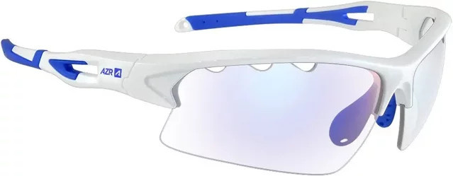 AZR Kromic Huez Sonnenbrille, Unisex, Vollrand, Plastic, Blue, White, Wrap - Bild 1