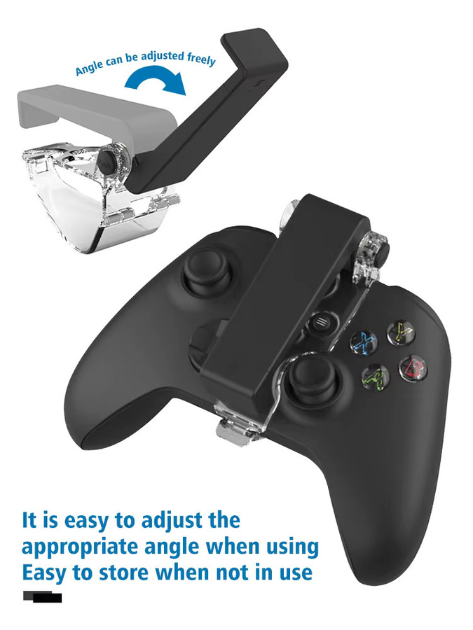 DATA FROG Controller Telefonhalter für Xbox Series S/X Wireless Controller, faltbarer Clip-Ständer in Transparent - Bild 4