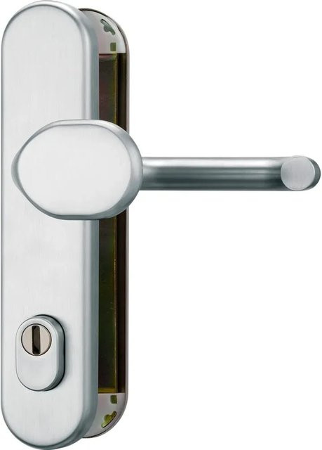 Abus Schutzbeschlag HLZS814 Wechselgarnitur in Edelstahl, Farbe Silber - Bild 1