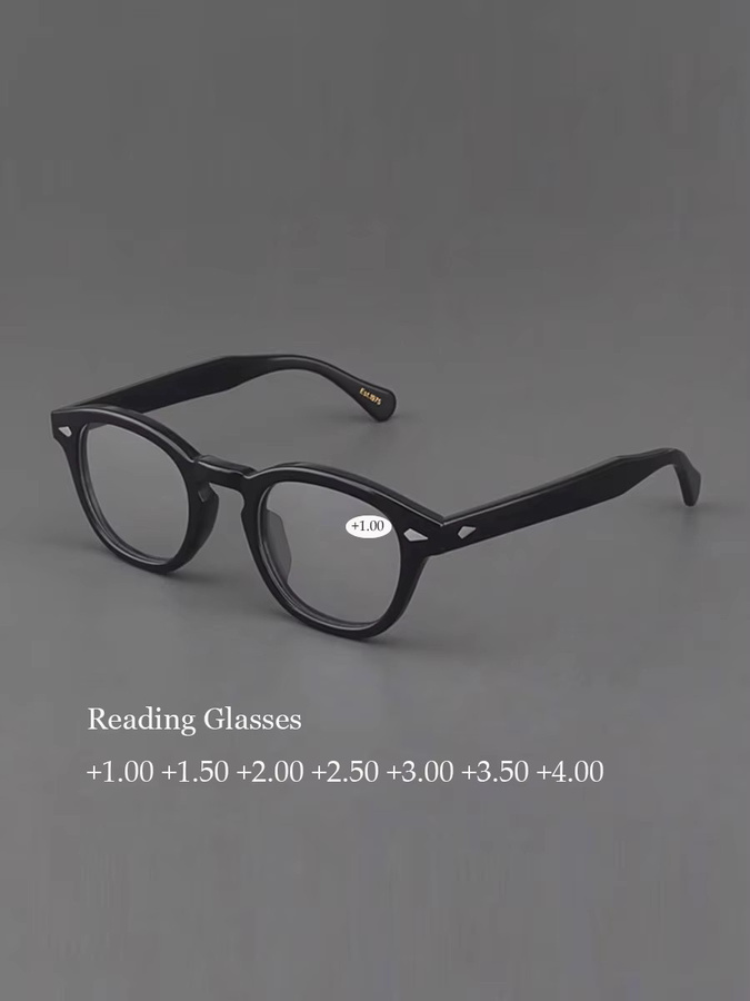 KUXA Lemtosh Lesebrille, Acetat, Vollrand, Panto, Unisex - Bild 2