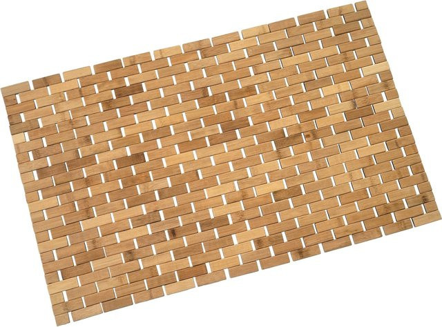 Badematte MCW B18 aus Bambus in Braun, B/B: 79 x 50 cm - Bild 1