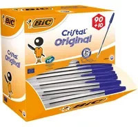 BIC Cristal Original Kugelschreiber in Blau und Schwarz, 100 Stück - Bild 3