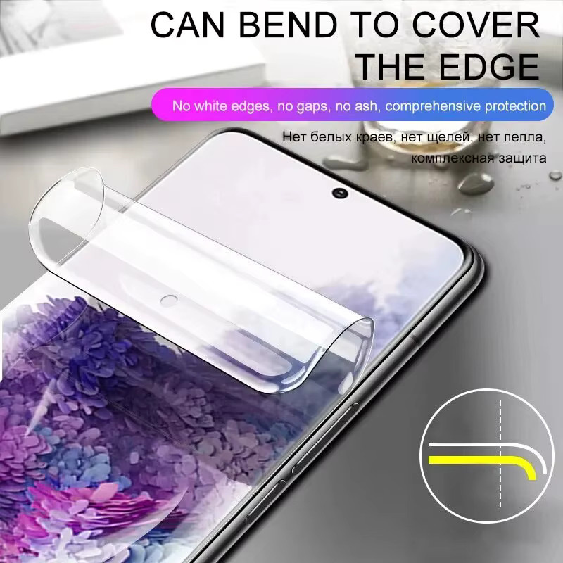 4er Pack Hydrogel Displayschutzfolien für Samsung Galaxy S24 S23 S22 S21 S20 S10 Ultra Plus FE A54 A34 A23 A14 in Transparent - Bild 2