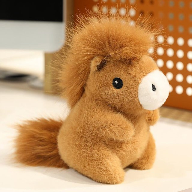 Wucifang Bags Pony Plüschtier, orange, ab 3 Jahren - Bild 1