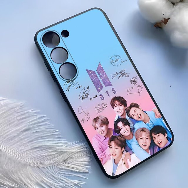 Heiß-B-BTS-S Silikonhülle für Samsung Galaxy S25 Ultra S24 S23 S22 S21 S20 Plus sowie Galaxy A54 A53 A34 A25 in Multicolour - Bild 1