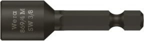 Wera Steckschlüsseleinsätze magnetisch Schwarz SW 3/8" Länge: 50,0 mm - Bild 1