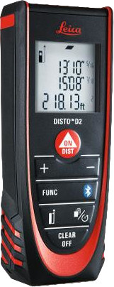 Leica DISTO D2 Laser-Entfernungsmesser Schwarz mit 100 m Reichweite - Bild 1
